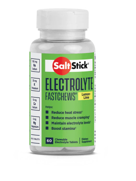 SaltStick FastChews Lemon-Lime 60 ct Bottle