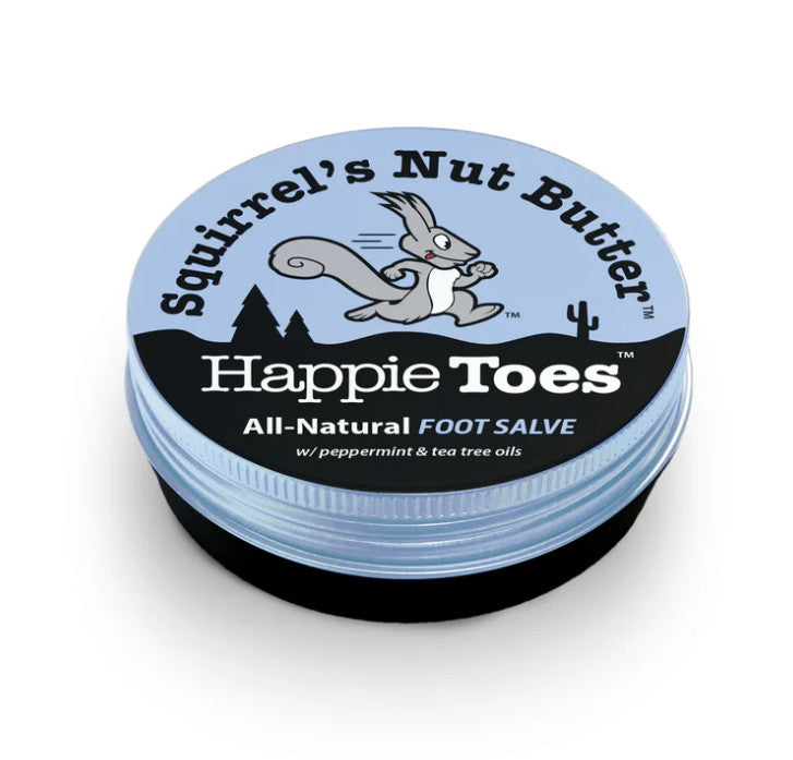 Squirrel's Nut Butter Happie Toes 2.0oz Metal Tin