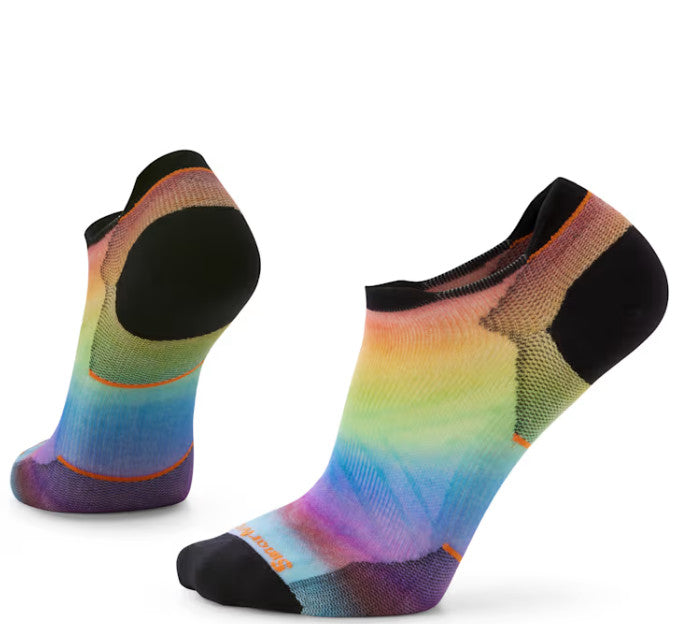 Smartwool Run Zero Cushion Pride Rainbow Low Ankle Sock