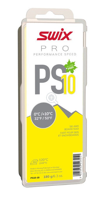 Swix PS10 Yellow, 0°C/+10°C, 180g