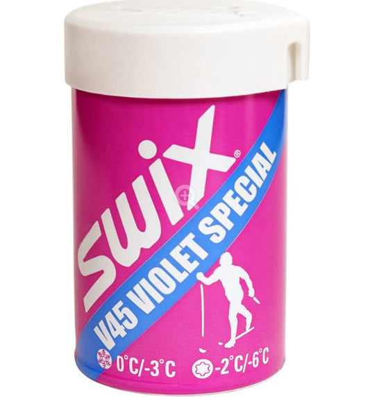 Swix V45 Violet Spec. Hardwax 0/-3C, 45g