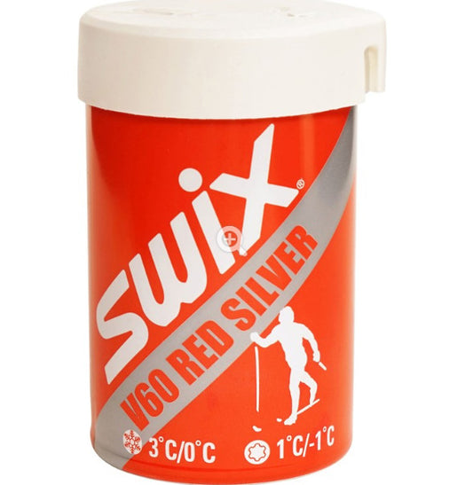 Swix V60 Red/Silver Hardwax 0/+3C, 45g