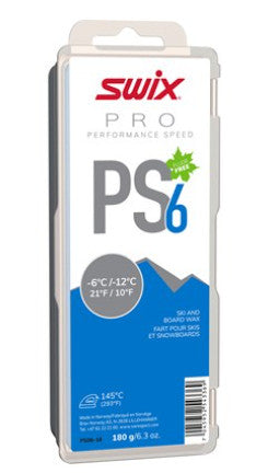 Swix PS6 Blue, -6°C/-12°C, 180g