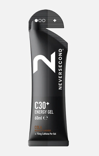 Neversecond C30+ Caffeinated Energy Gel 12 Pack