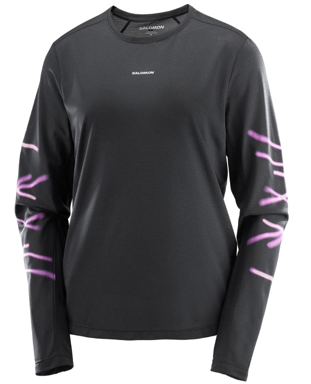 Salomon Shakeout Core Graphic Long Sleeve Tee Women