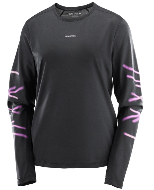 Salomon Shakeout Core Graphic Long Sleeve Tee Women