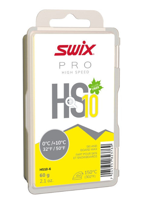 Swix HS10 Yellow, 0°C/+10°C, 60g