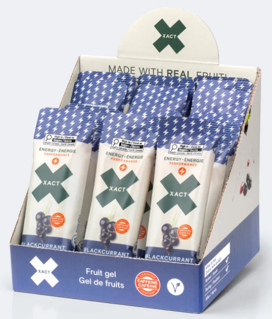 XACT Energy Gel With Caffeine, Box of 24